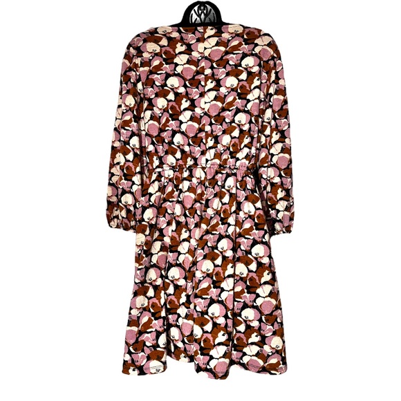 Nine West Cinched Waist Blouson Dress Size M - Picture 3 of 8